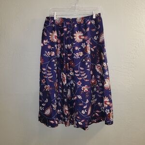 Unbranded Vintage Blue Paisley Print 30" Waist